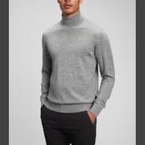 GAP 100% Merino Wool Turtleneck Sweater Sz XL Dark Academia Normcore Office Wear